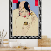Art Deco Glamour Poster (Küche)