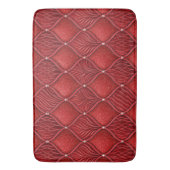Art Deco Glamour rotes Valentinsmuster Badematte (Vorderseite Vertikal)