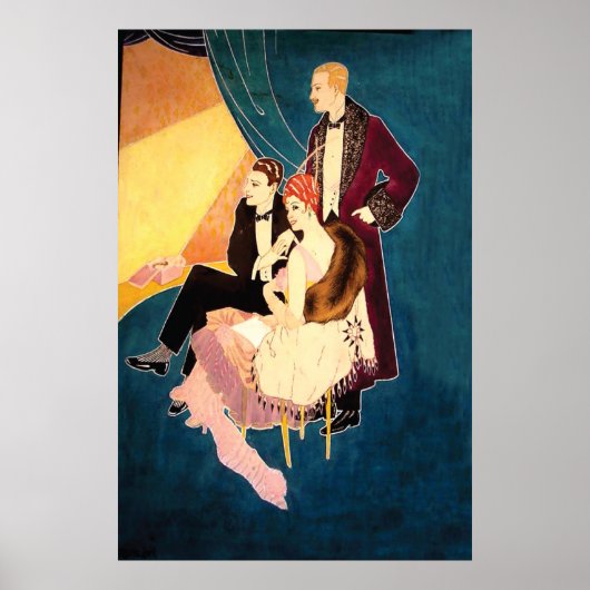 Art Deco Glamour ~ Theater Poster (Vorne)