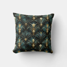 Art Deco Glamour Velvet Kissen