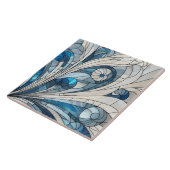 Art Déco Glaskunstwerk Fliese (Seite)