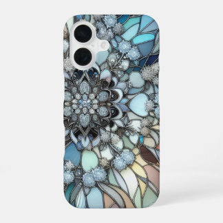 Art Deco Glasmosaik iPhone 16 Hülle