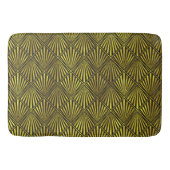 Art Deco Gold Bath Mat Badematte (Vorderseite)
