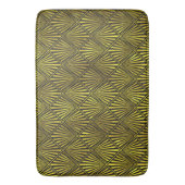 Art Deco Gold Bath Mat Badematte (Vorderseite Vertikal)