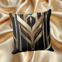 Art Deco Gold Black Geometric Design