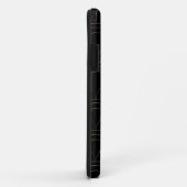 Art Deco Gold Black Name Personalisiert Case-Mate iPhone Hülle (Hinten/Rechts)