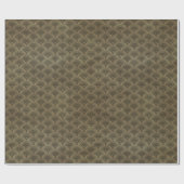 Art Deco Gold Elegantes Design Geschenkpapier (Flach)