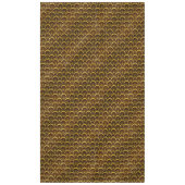 Art Deco Gold Fan Muster Tischdecke (Vorderseite)