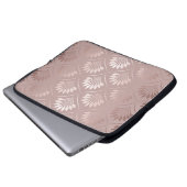 Art Deco: Gold Gitter Elegance. Laptopschutzhülle (Vorne Knopf)