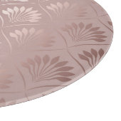 Art Deco: Gold Gitter Elegance. Schneidebrett (Ecke)