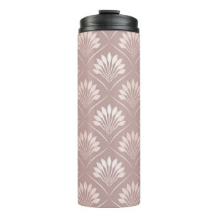 Art Deco: Gold Gitter Elegance. Thermosbecher