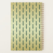 Art Deco Gold Green 1920er Jahre Elegant Gatsby We Planer (Rückseite)