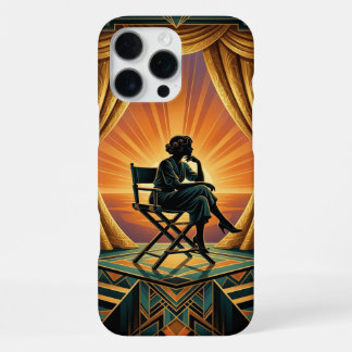 Art Deco Gold iPhone 16 Pro Max Case | Vintage Hülle