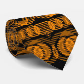 Art Deco Gold Retro Abstrakt Art 2 Krawatte (Gerollt)