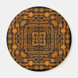 Art Deco Gold Retro Piazza della Riforma Abstrakte Magnet