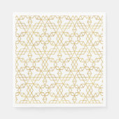 Art Deco Gold Serviette (Vorderseite)