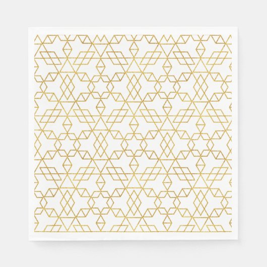 Art Deco Gold Serviette (Vorderseite)