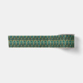 Art Deco Gold & Teal Satinband (Vorderseite)