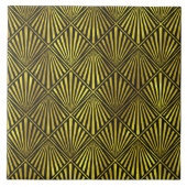 Art Deco Gold Tile Fliese (Vorderseite)