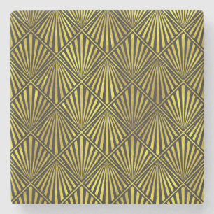 Art Deco Gold Untersetzer
