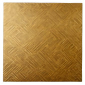 Art Deco Gold Vintage TrendCollection Fliese (Vorderseite)