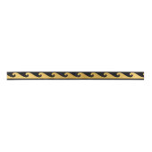Art Deco Gold Waves Satinband (Vorderseite)