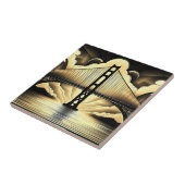 Art Deco Golden Gate Bridge Fliese (Seite)