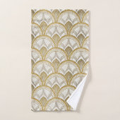 Art Deco Goldenbogen Badhandtuch Set (Handtuch)
