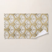 Art Deco Goldenbogen Badhandtuch Set (Handtuch)