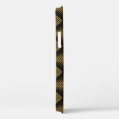 Art Déco: Goldene Quadrate, Ecktapete. Case-Mate iPhone Hülle (Rückseite / Rechts)