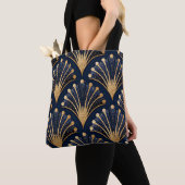 Art Deco Goldmuster Tasche (Von Nahem)