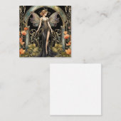 Art Deco Gothic Fairy Card Mitteilungskarte (Vorne/Hinten)