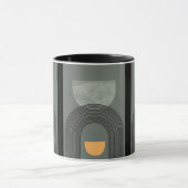 ART DECO GRAUE STYLING-TASSE TASSE (Zentrum)