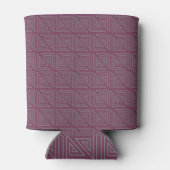Art Deco Gray Maze Dosenkühler (Rückseite)