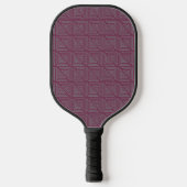 Art Deco Gray Mazes Pickleball Schläger (Vorderseite)