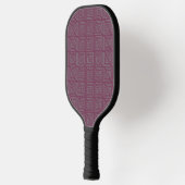 Art Deco Gray Mazes Pickleball Schläger (Links)