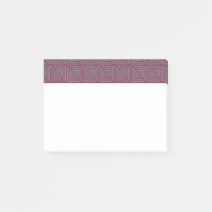 Art Deco Gray Mazes Post-it Klebezettel