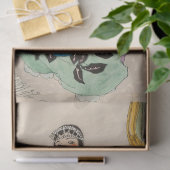 Art Deco Great Gatsby Flapper Kunst, Dichtung und  Seidenpapier (Geschenk)