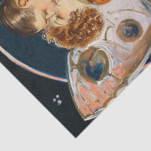 Art Deco Great Gatsby Flapper Kunst, Dichtung und  Seidenpapier (Detail)