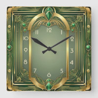 Art Deco Green
