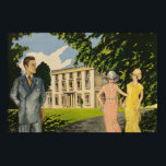 Art Deco Greenway House Poster<br><div class="desc">Dieses inspirierte Art-Déco-Poster von Agatha Christie wurde von Emma Kinder handgemalt, inspiriert aus Agatha Christies Roman "Towards Zero" mit Neville Strange und seiner aktuellen und ehemaligen Ehefrau im Greenway House in Devon, die von Agatha Christie als die schönste Stelle der Welt beschrieben wurde, und sie hatte sicherlich viel davon gesehen!...</div>