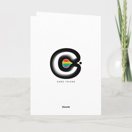 Art Deco Greetings Karte (Rückseite)