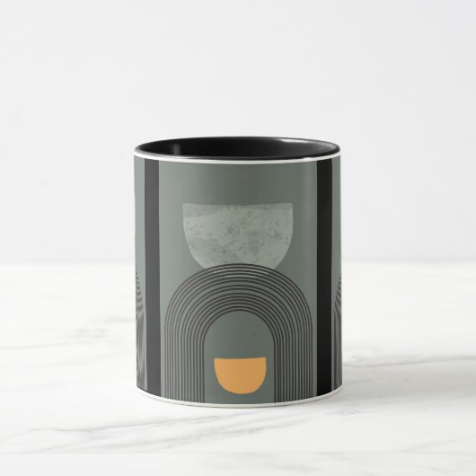 ART DECO GREY STYLING MUG TASSE (Zentrum)