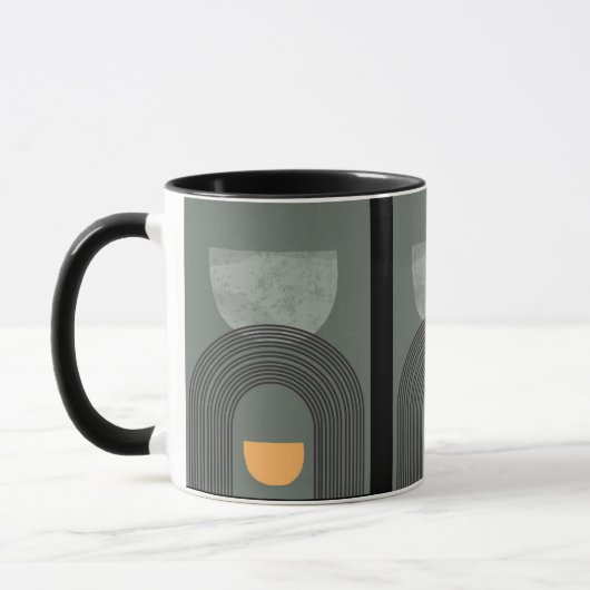 ART DECO GREY STYLING MUG TASSE (Links)