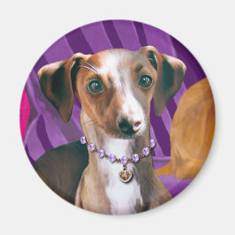 Art Deco Greyhound Kühlschrank Magnet