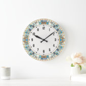 Art Deco Große Wanduhr (Zuhause)