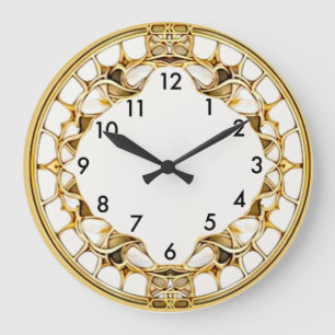 Art Deco Große Wanduhr
