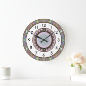 Art Deco Große Wanduhr (Zuhause)