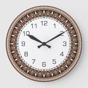 Art Deco Große Wanduhr