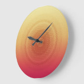 Art Deco Große Wanduhr (Winkel)